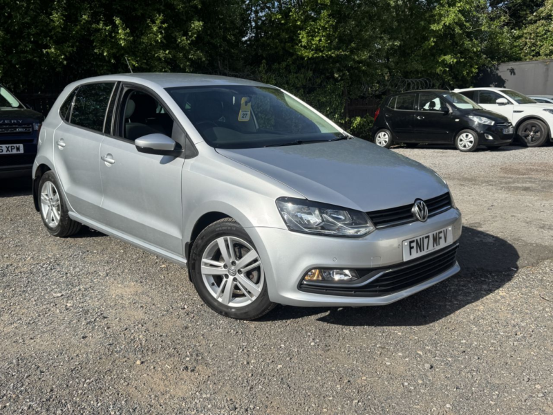 2017 Volkswagen Polo 1.2 Tsi Bluemotion Tech Match Hatchback 5dr Petrol DSG Euro 6 (s/s) (90 Ps) in Silver — image 1