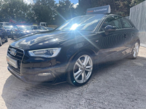 2014 Audi A3 1.4 Tfsi Cod S Line Euro 6 (s/s) 3dr in Black — image 3