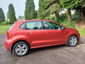 2014 Volkswagen Polo 1.2 Tsi Bluemotion Tech Se in Red — image 3