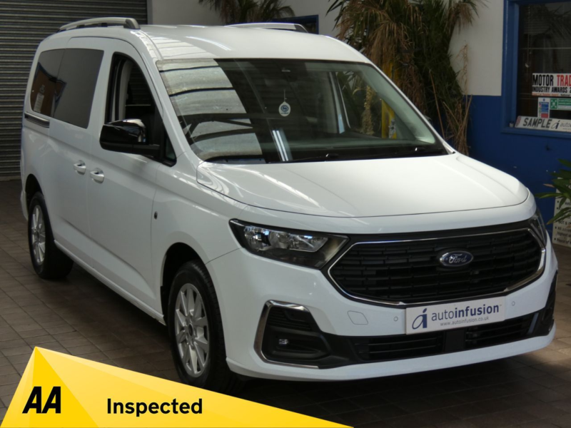 2023 Ford Grand Tourneo Connect 2.0 Ecoblue Titanium MPV 5dr Diesel Dct Euro 6 (s/s) (122 Ps) in White — image 1