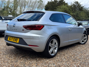 2017 SEAT Leon 1.4 Ecotsi Fr Technology Sport Coupe Euro 6 (s/s) 3dr in Silver — image 2