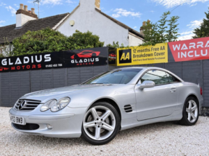 2003 Mercedes-Benz Sl 5.0 Sl500 2dr in Silver — image 3