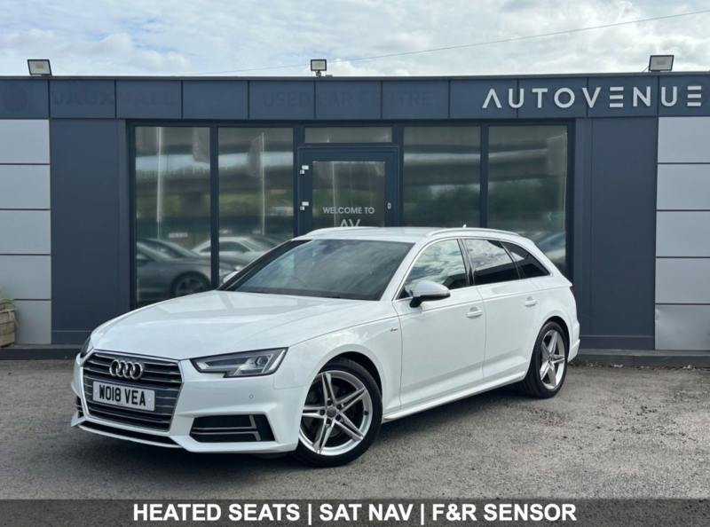 2018 Audi A4 Avant 1.4 Tfsi S Line Estate 5dr Petrol S Tronic Euro 6 (s/s) (150 Ps) in White — image 1