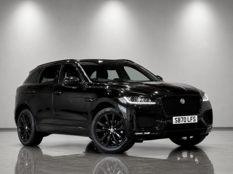 2020 Jaguar F-Pace 2.0 D180 Chequered Flag Auto AWD Euro 6 (s/s) 5dr in Black — image 1