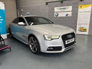 2012 Audi A5 2.0 Tdi Black Edition Quattro Euro 5 (s/s) 2dr in Silver — image 2