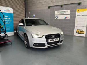 2012 Audi A5 2.0 Tdi Black Edition Quattro Euro 5 (s/s) 2dr in Silver — image 3