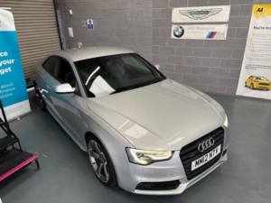 2012 Audi A5 2.0 Tdi Black Edition Quattro Euro 5 (s/s) 2dr in Silver — image 4