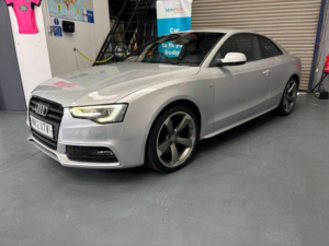 2012 Audi A5 2.0 Tdi Black Edition Quattro Euro 5 (s/s) 2dr in Silver — image 5