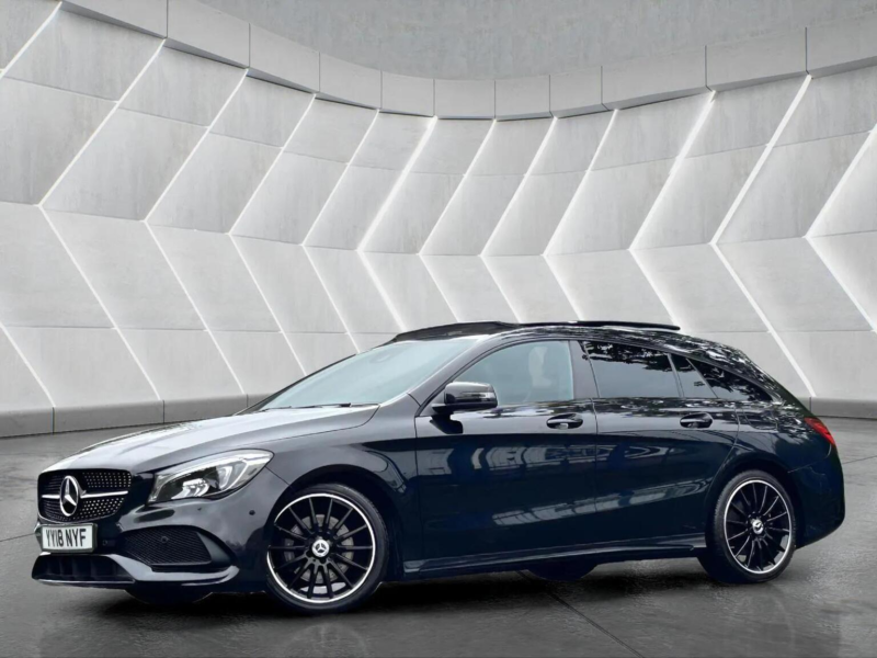 2018 Mercedes-Benz Cla 2.1 Cla220d Amg Line Shooting Brake 7g-Dct Euro 6 (s/s) 5dr in Black — image 1
