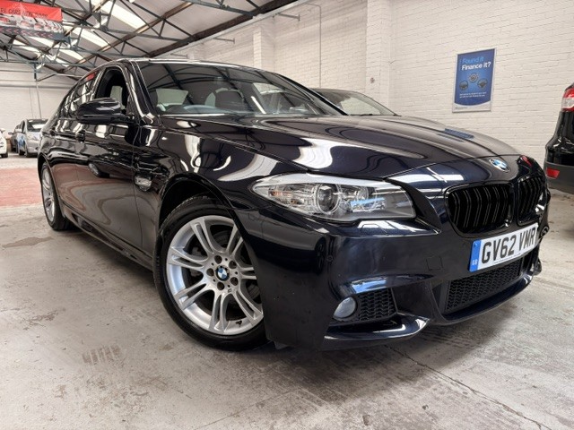 2012 BMW 5 Series 2.0 520d M Sport Saloon in Black — image 1