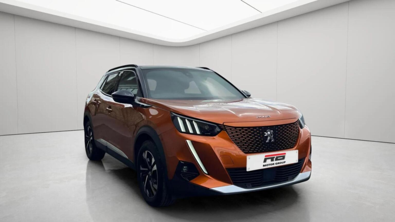 2021 Peugeot E-2008 50kwh Gt Auto 5dr in Orange — image 1