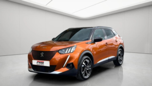 2021 Peugeot E-2008 50kwh Gt Auto 5dr in Orange — image 2