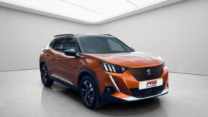 2021 Peugeot E-2008 50kwh Gt Auto 5dr in Orange — image 3