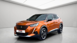 2021 Peugeot E-2008 50kwh Gt Auto 5dr in Orange — image 4