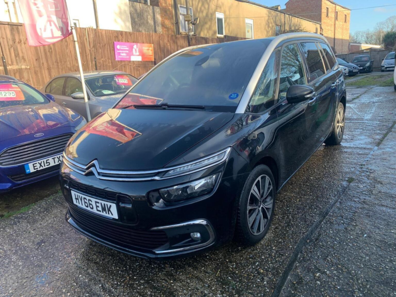 2016 Citroen Grand C4 Picasso 1.6 Bluehdi Flair Eat6 Euro 6 (s/s) 5dr in Black — image 1