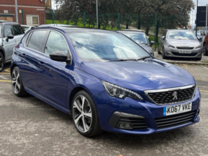 2018 Peugeot 308 1.6 Bluehdi Gt Line Euro 6 (s/s) 5dr in Blue — image 6