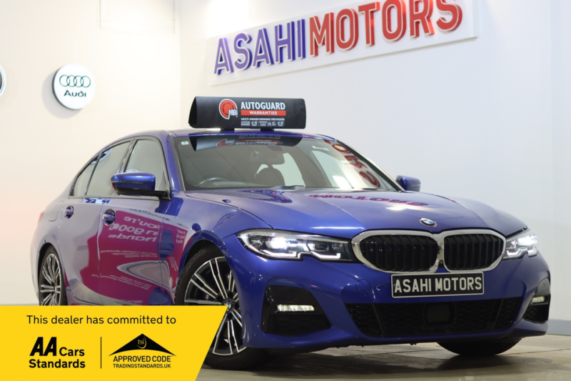2019 BMW 3 Series 2.0 330i M Sport Auto Euro 6 (s/s) 4dr in Blue — image 1