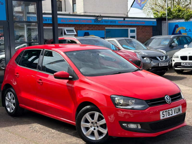 2014 Volkswagen Polo 1.4 Match Edition Euro 5 5dr in Red — image 1