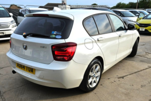 2015 BMW 1 Series 116i -1.6l Petrol-Automatic-Ulez/caz Pass-Free 18months Gold Warranty & 12 Months Aa Breakdown Cover in White — image 3