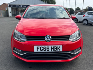2016 Volkswagen Polo 1.0 Bluemotion Tech Match Hatchback 3dr Petrol Manual Euro 6 (s/s) (60 Ps) in Red — image 2