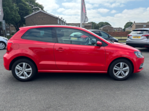 2016 Volkswagen Polo 1.0 Bluemotion Tech Match Hatchback 3dr Petrol Manual Euro 6 (s/s) (60 Ps) in Red — image 3