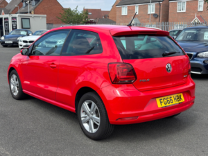 2016 Volkswagen Polo 1.0 Bluemotion Tech Match Hatchback 3dr Petrol Manual Euro 6 (s/s) (60 Ps) in Red — image 6