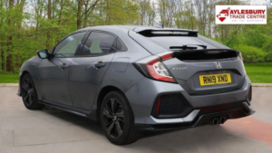 2019 Honda Civic 1.5 Vtec Turbo Gpf Sport CVT Euro 6 (s/s) 5dr in Grey — image 3