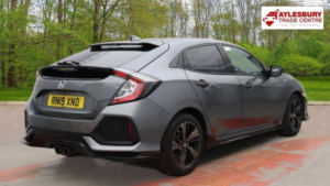 2019 Honda Civic 1.5 Vtec Turbo Gpf Sport CVT Euro 6 (s/s) 5dr in Grey — image 4