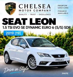 2019 SEAT Leon 1.5 Tsi Evo Se Dynamic Euro 6 (s/s) 5dr in White — image 2