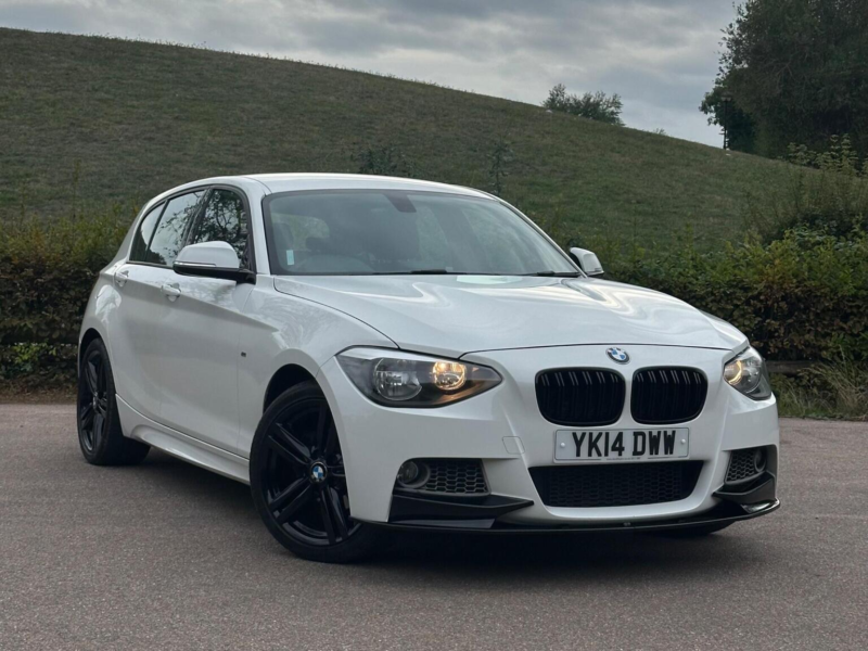 2014 BMW 1 Series 2.0 116d M Sport Euro 5 (s/s) 5dr in White — image 1