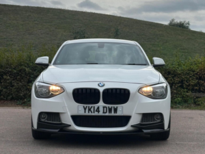 2014 BMW 1 Series 2.0 116d M Sport Euro 5 (s/s) 5dr in White — image 3