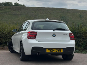 2014 BMW 1 Series 2.0 116d M Sport Euro 5 (s/s) 5dr in White — image 4