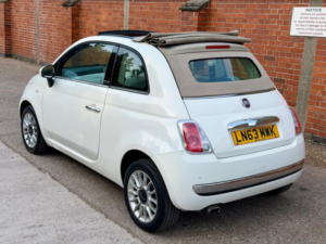 2013 Fiat 500c 1.2 Lounge Euro 5 2dr in White — image 2