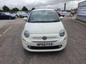 2019 Fiat 500 1.2 Lounge Euro 6 (s/s) 3dr in White — image 2