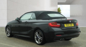 2015 BMW 2 Series 2.0 220d M Sport Auto Euro 6 (s/s) 2dr in Black — image 3