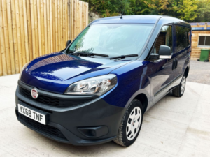 2018 Fiat Doblo 4 SEAT Wheelchair Accessible Disabled Access Vehicle Wav in Blue — image 5