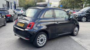 2016 Fiat 500 1.2 500 My16 1.2 69hp Lounge Black 3dr Low Tax+panroof+dab in Black — image 4