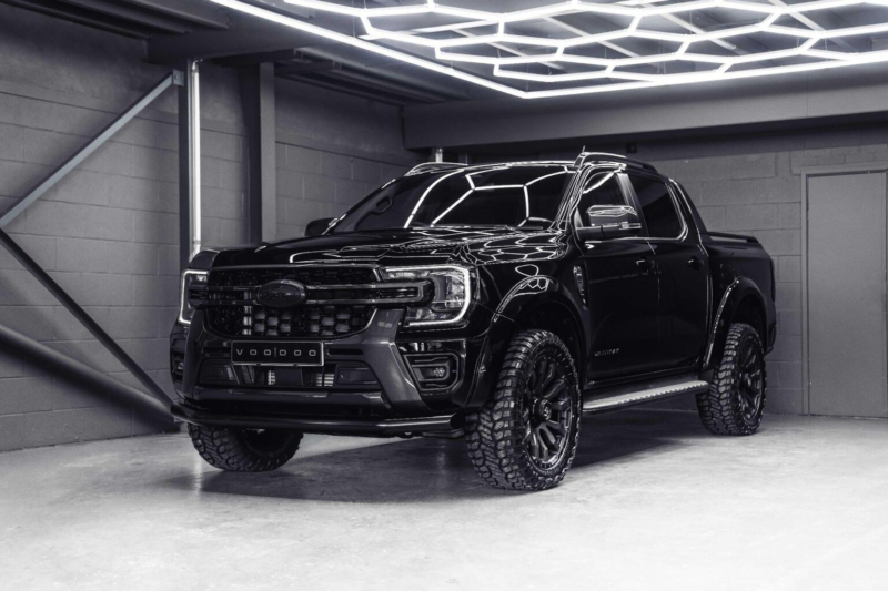 2023 Ford Ranger 2.0 Td Ecoblue Wildtrak Auto 4WD Euro 6 (s/s) 4dr in Black — image 1