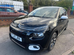 2017 Citroen C3 1.2 Puretech Flair Euro 6 5dr in Black — image 2