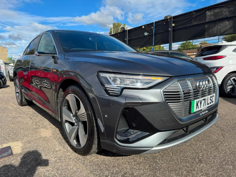 2021 Audi E-Tron 55 S Line Sportback Auto Quattro 5dr 95kwh (11kw Charger) in Grey — image 1