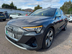 2021 Audi E-Tron 55 S Line Sportback Auto Quattro 5dr 95kwh (11kw Charger) in Grey — image 2