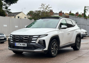2024 Hyundai Tucson 1.6 T-Gdi Mhev Ultimate SUV 5dr Petrol Hybrid Dct Euro 6 (s/s) (160 Ps) in White — image 3