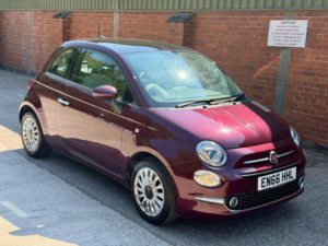 2016 Fiat 500 1.2 Lounge Euro 6 (s/s) 3dr in Red — image 2