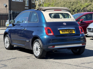 2017 Fiat 500c 0.9 500c My17 0.9 Twinair 85hp Lounge Convertible in Blue — image 3