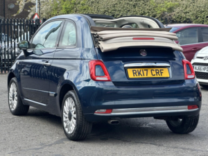 2017 Fiat 500c 0.9 500c My17 0.9 Twinair 85hp Lounge Convertible in Blue — image 4