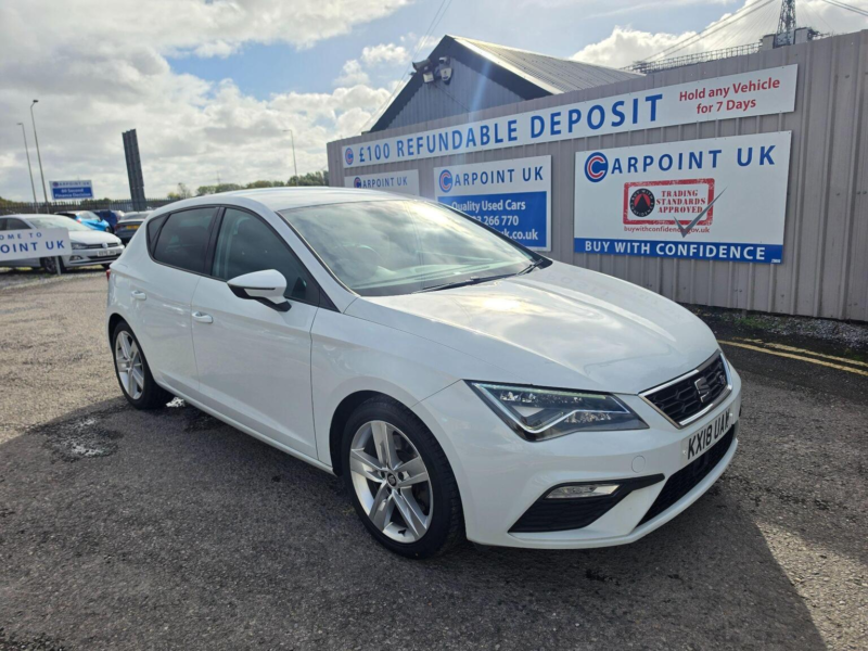 2018 SEAT Leon 1.8 Tsi Fr Technology Euro 6 (s/s) 5dr in White — image 1
