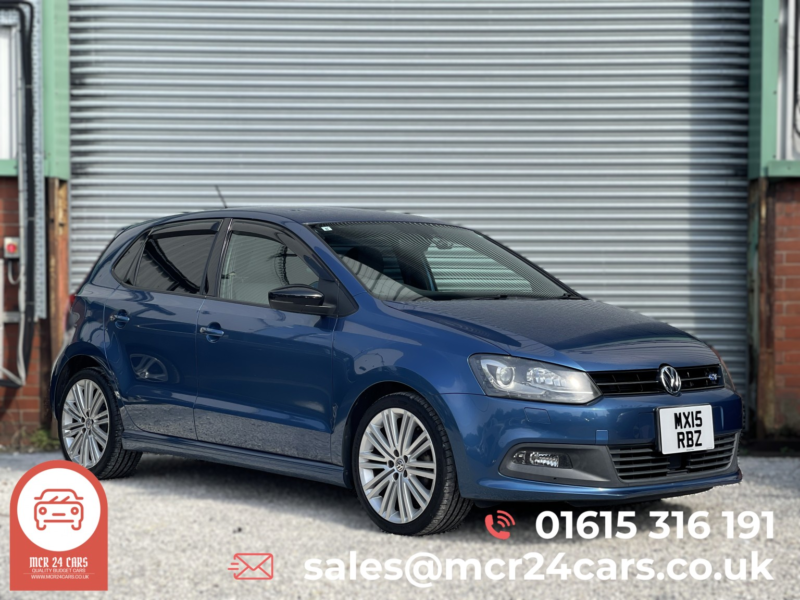 2015 Volkswagen Polo 2015 Volkswagen, VW Polo 1.4 Tsi Act Bluegt 5dr DSG Hatchback Petrol Automatic in Blue — image 1