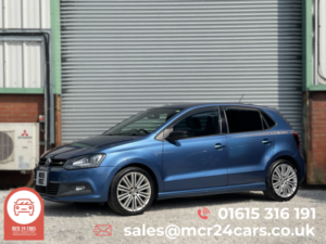 2015 Volkswagen Polo 2015 Volkswagen, VW Polo 1.4 Tsi Act Bluegt 5dr DSG Hatchback Petrol Automatic in Blue — image 4