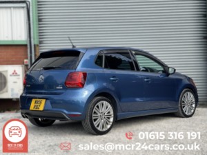 2015 Volkswagen Polo 2015 Volkswagen, VW Polo 1.4 Tsi Act Bluegt 5dr DSG Hatchback Petrol Automatic in Blue — image 5