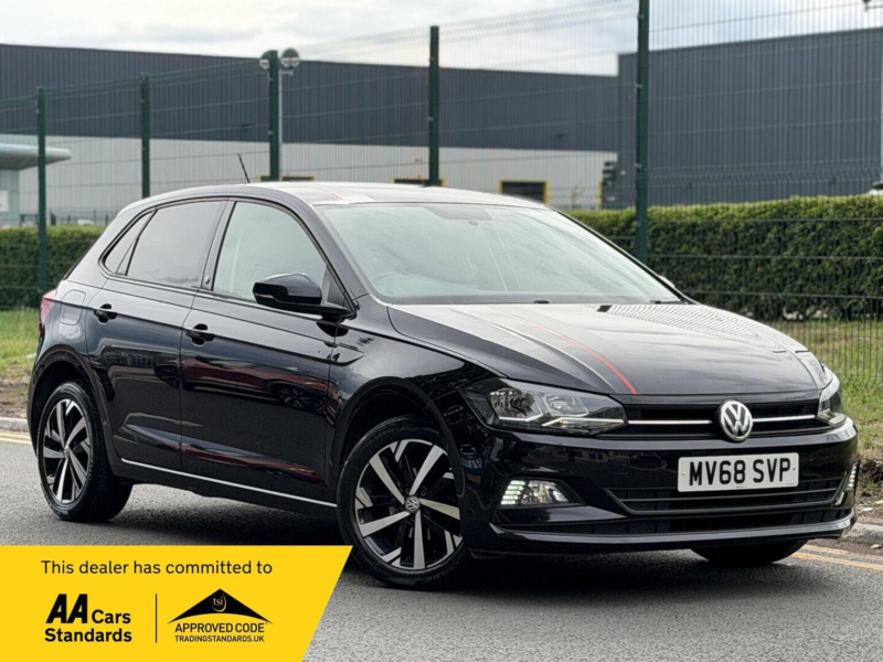2018 Volkswagen Polo 1.0 Tsi Beats Euro 6 (s/s) 5dr in Black — image 1